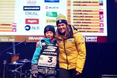 Official draw of starting numbers for Audi FIS Ski World Cup Slalom in Kranjska Gora