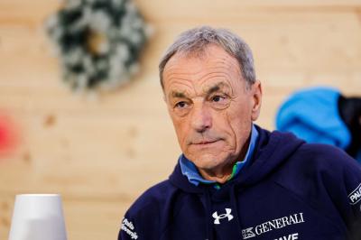 Slovenia Women's Ski team during press conference before AUDI FIS World Cup races in Kranjska gora
