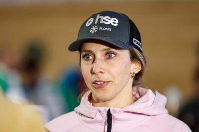 Slovenia Women's Ski team during press conference before AUDI FIS World Cup races in Kranjska gora
