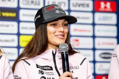 Slovenia Women's Ski team during press conference before AUDI FIS World Cup races in Kranjska gora