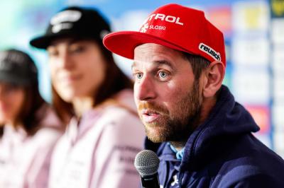 Slovenia Women's Ski team during press conference before AUDI FIS World Cup races in Kranjska gora