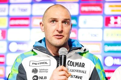 Slovenia Women's Ski team during press conference before AUDI FIS World Cup races in Kranjska gora