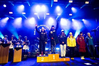 Audi FIS Ski World Cup 2026 Giant Slalom Award Ceremony in Kranjska Gora