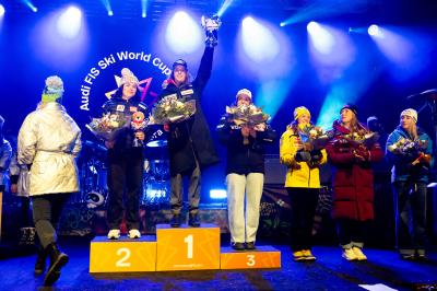 Audi FIS Ski World Cup 2026 Giant Slalom Award Ceremony in Kranjska Gora