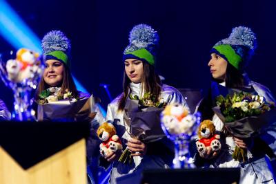 Audi FIS Ski World Cup 2026 Giant Slalom Award Ceremony in Kranjska Gora